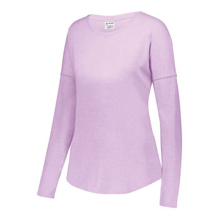 Augusta Sportswear Womens Lux Tri-Blend Long Sleeve Shirt 
