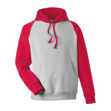 Athletic Heather/ Sport Red