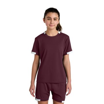 Maroon/ White